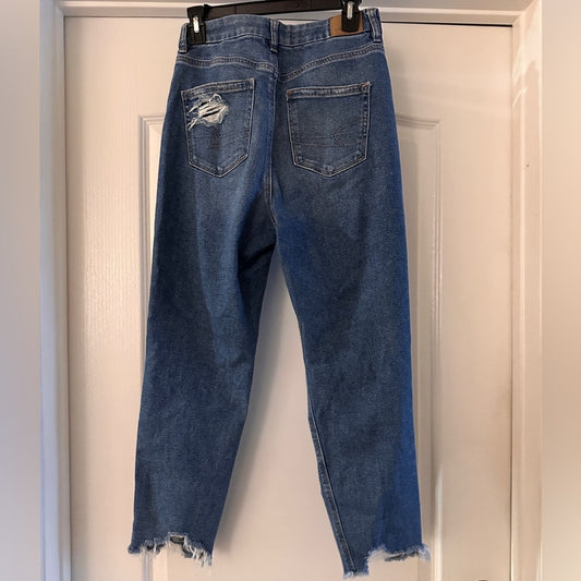 American Eagle distressed straight leg jeans size 4