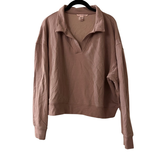 🍷Victoria’s Secret mauve fleece henley size large