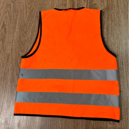 Salzmann Orange construction worker costume vest accessory