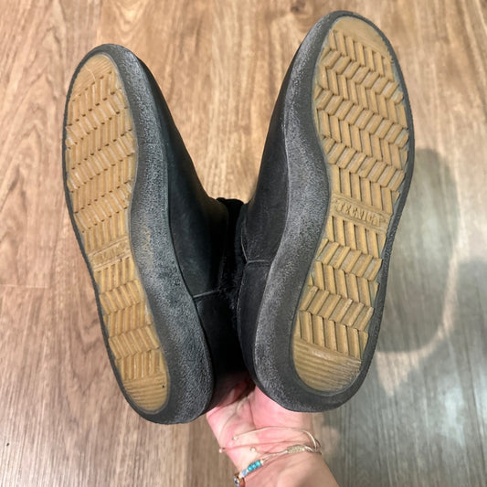 🍷Tecnica black vintage shearling / suede / leather boots size 38/8