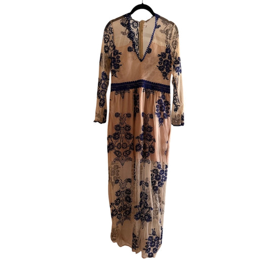 Mesh floral lace dress size large