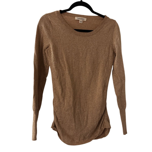 🍷Banana Republic gold wool and cashmere blend knit sweater size M