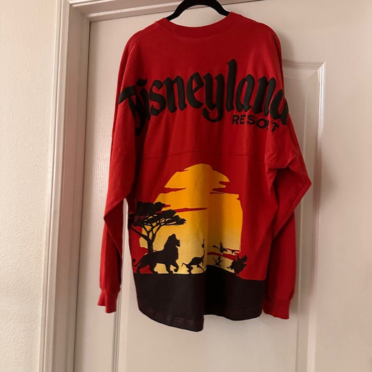 Disneyland the Lion King themed spirit jersey size large