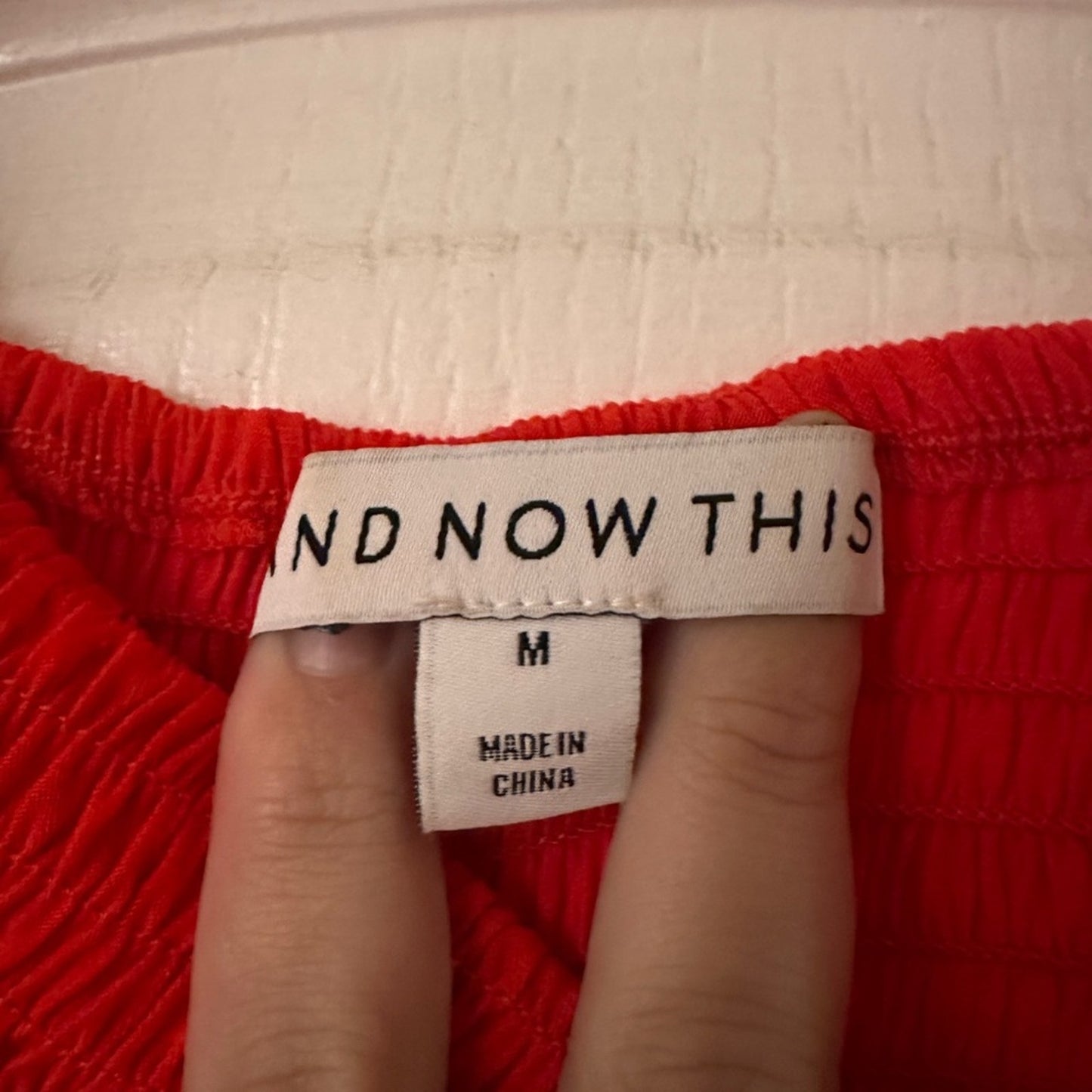 And Now This Red Women's Blouse size medium
