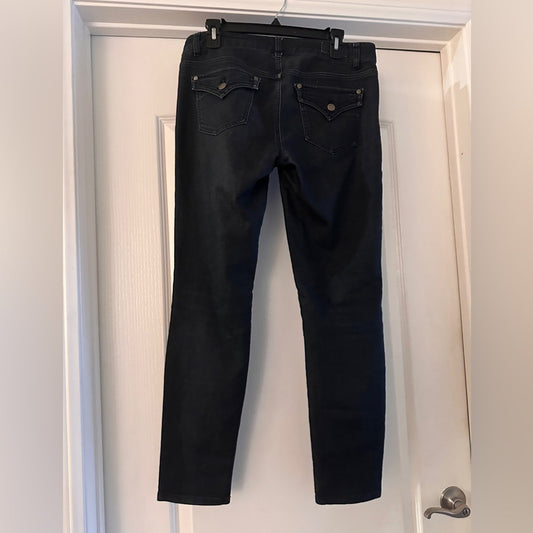 Celebrity Pink black straight tapered jeans size 9