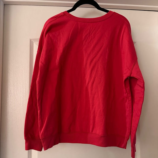 GM Motors Camaro graphic red fleece sweatshirt size medium