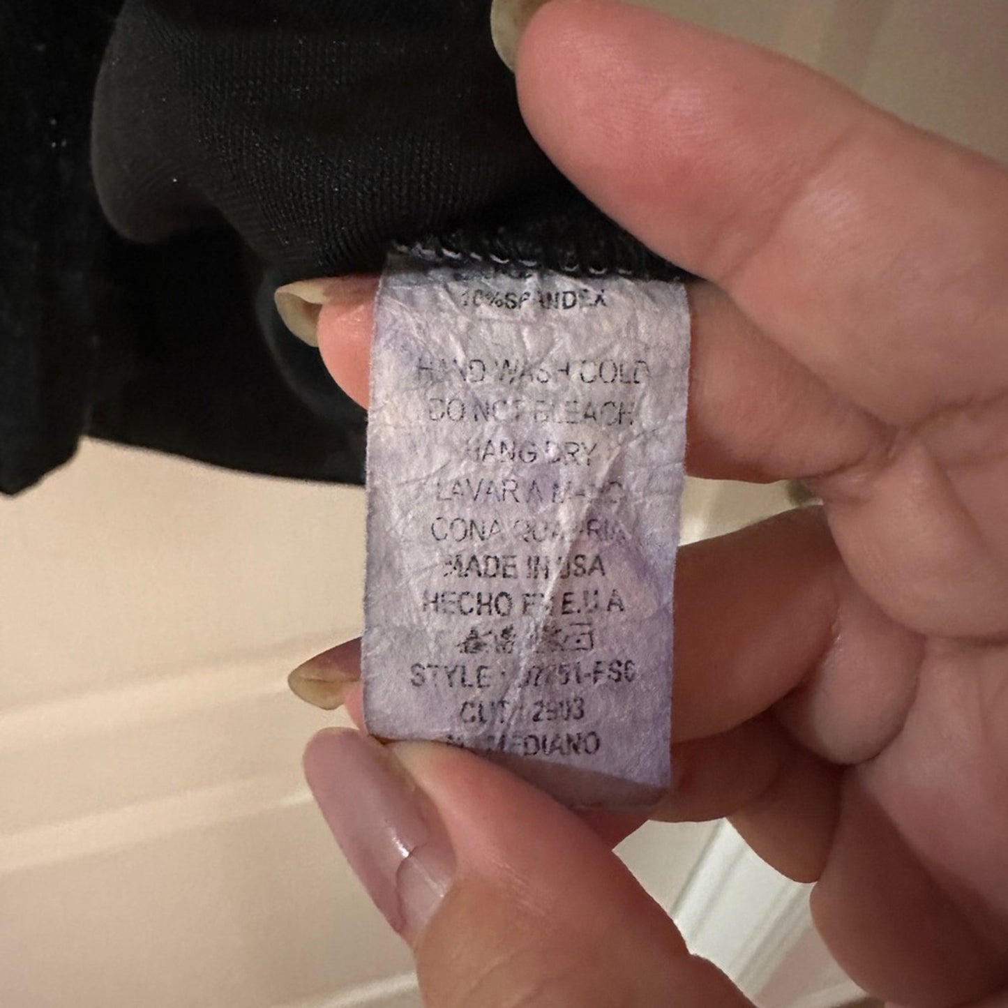 A+Ellen black velvet little black dress size medium