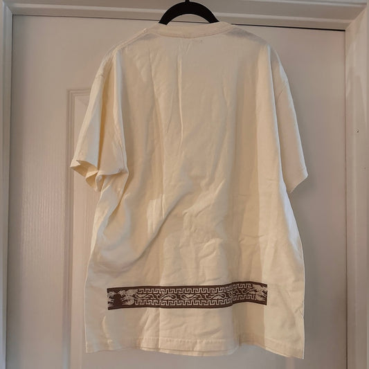 American Apparel Fifthly Couture belt printed tee size large