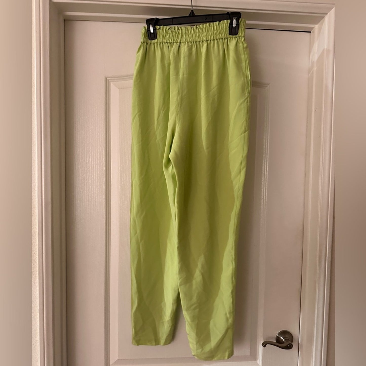 NWT vintage deadstock Dianne Gilman lime green pants size small