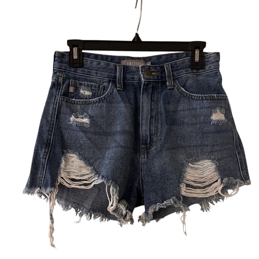 Just USA distressed denim shorts size medium