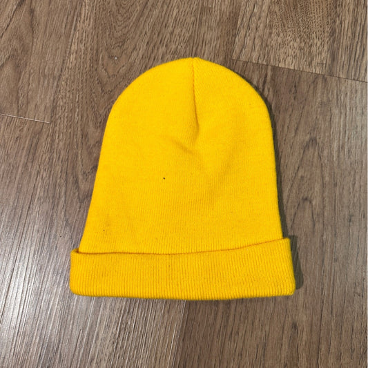 National Geographic yellow beanie