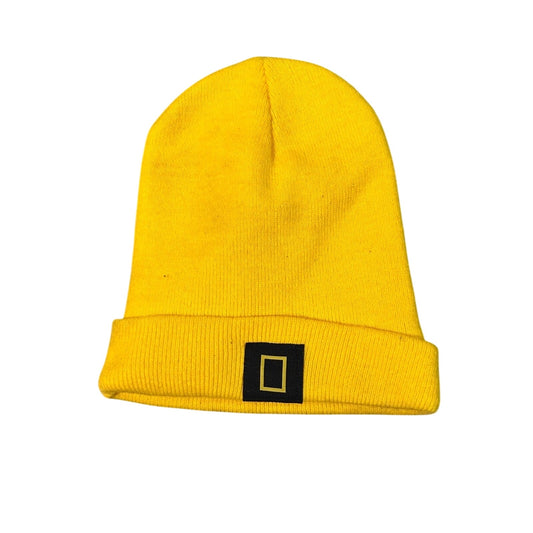 National Geographic yellow beanie