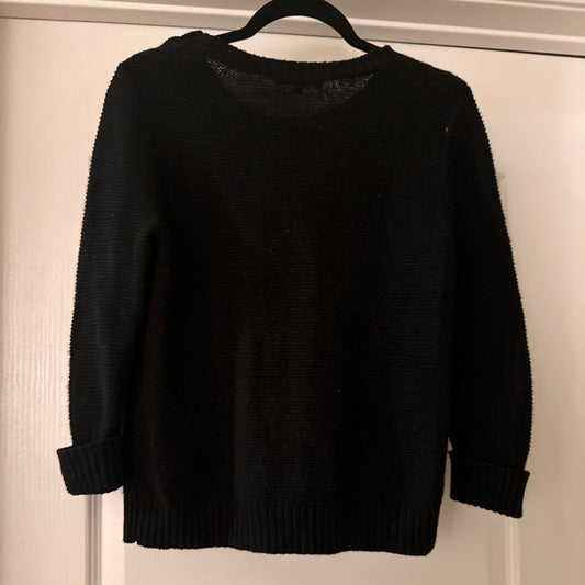 🍷Gap black wool blend knit sweater size medium