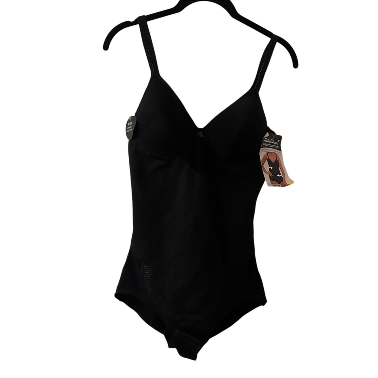 NWT Under Where black shape wear bodysuit size medium