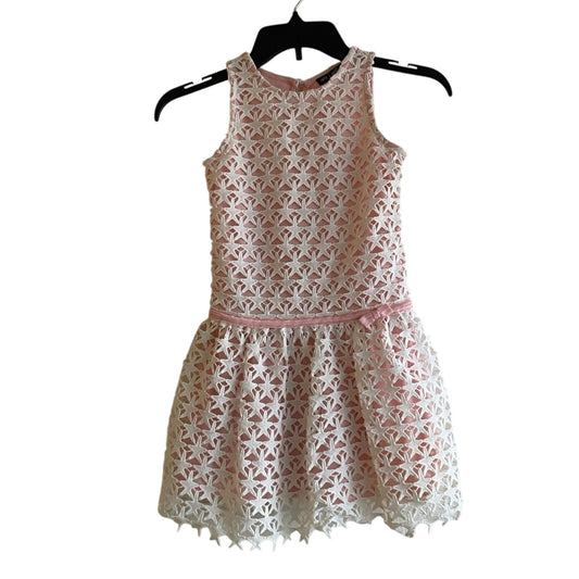 🌻Ava and Yelly girls pink and white dress size 6