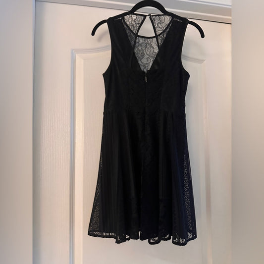 BCBG Generation black fit and flare lace dress size 0