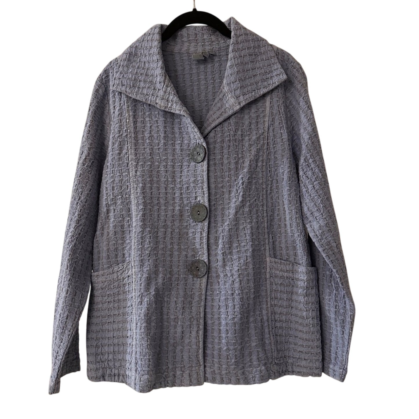 Focus Vintage cotton woven eclectic blazer size small