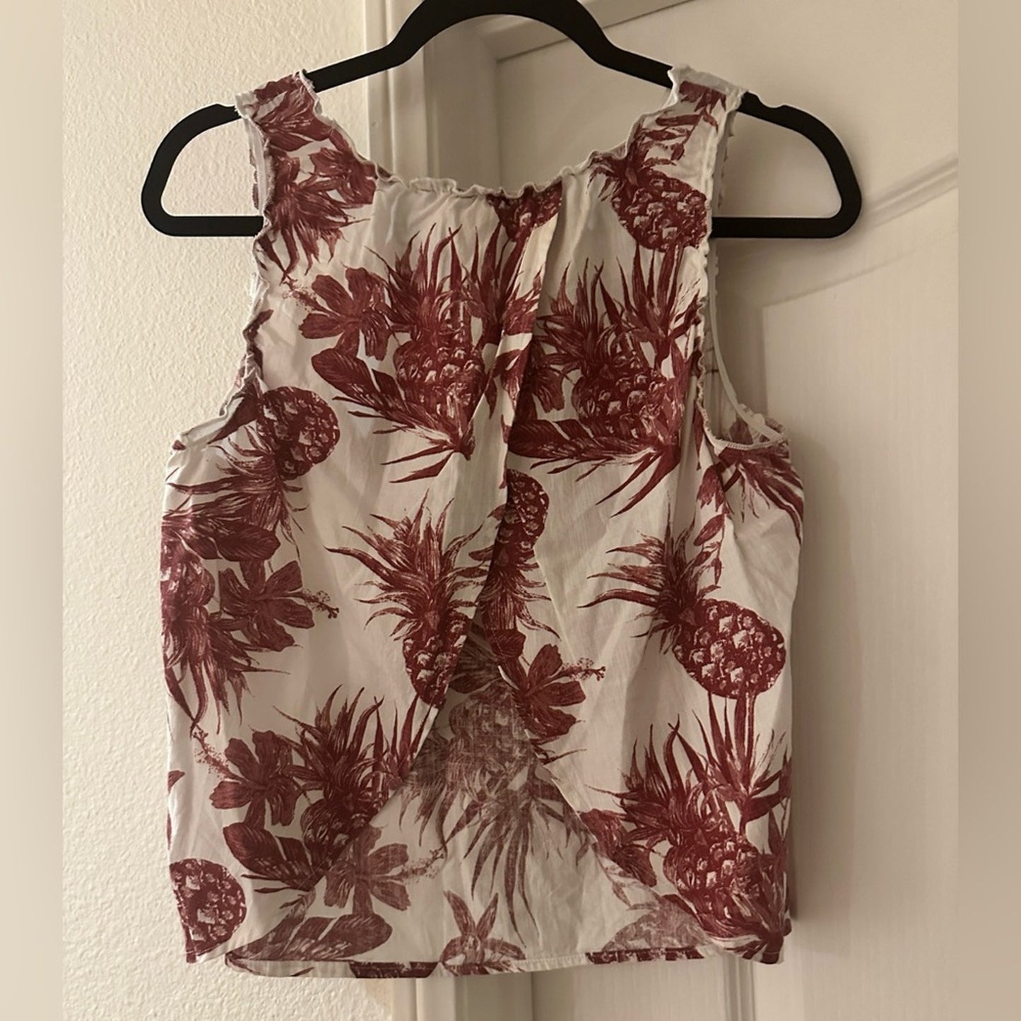 100% cotton tropical printed tank by a.n.a. a new approach
