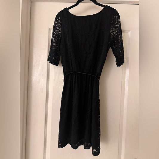 BCX lace dress with belt size small