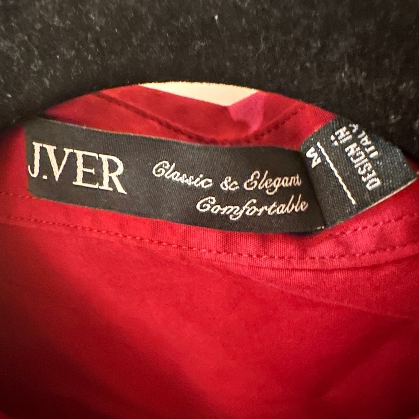 🐈‍⬛J.Ver dark red button up shirt size medium