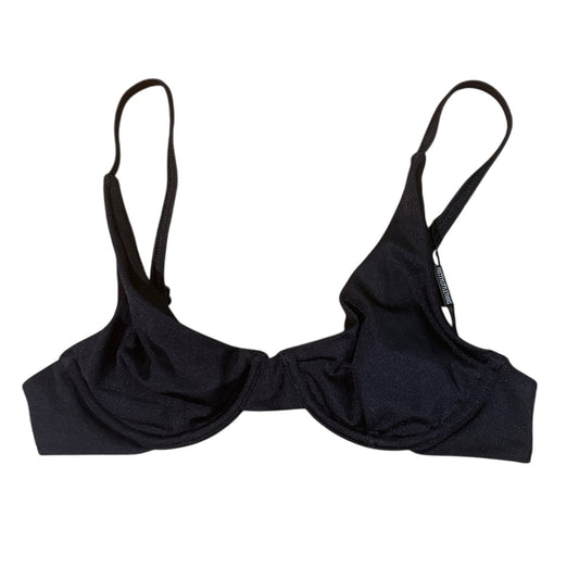 NWT Pretty little this black mix and match underwire bikini top size 2