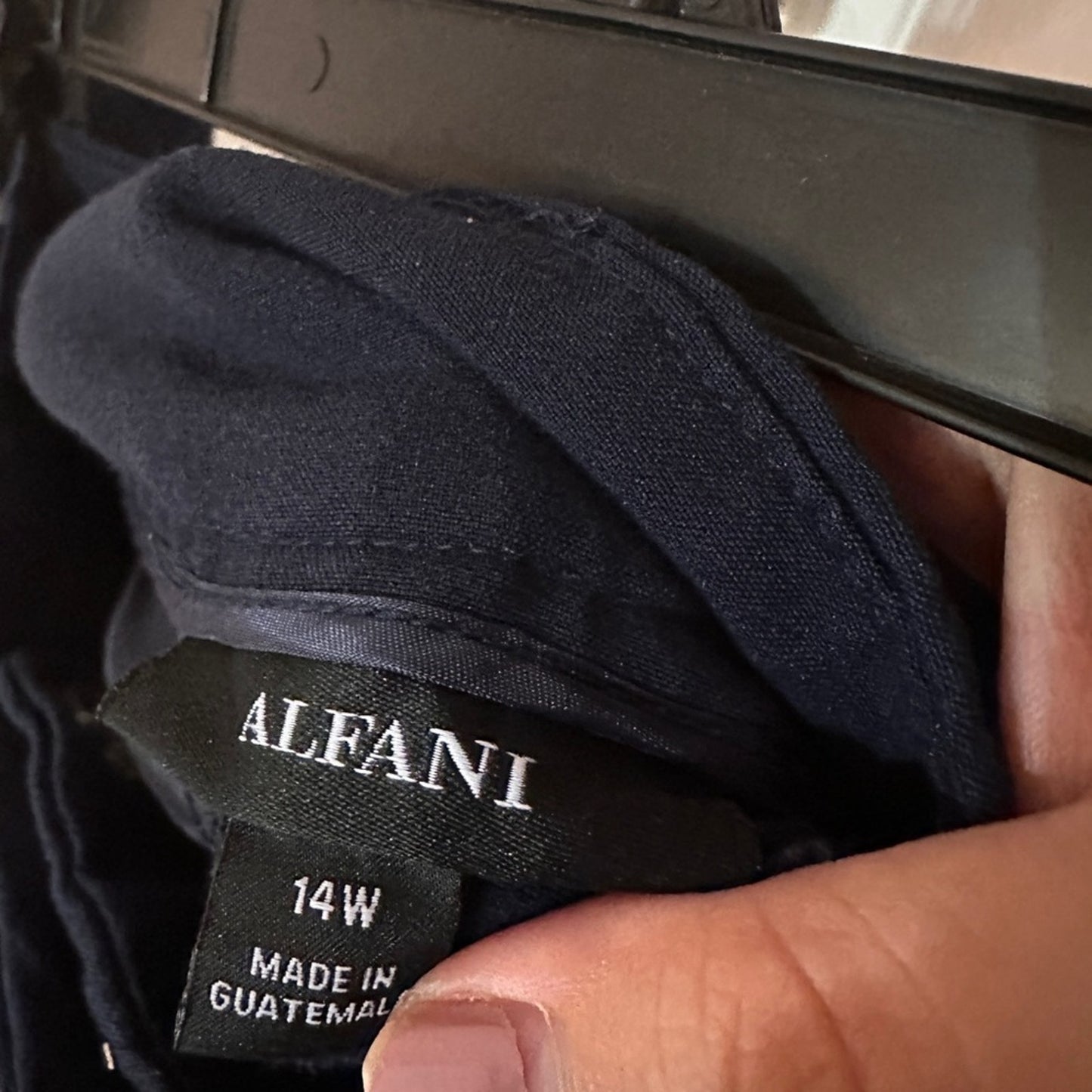 Alfani straight leg trouser pants size 14W