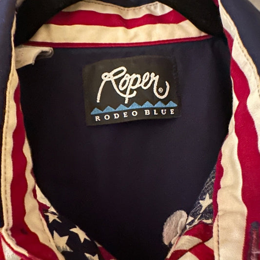 Vintage Roper American themed button up shirt size extra large