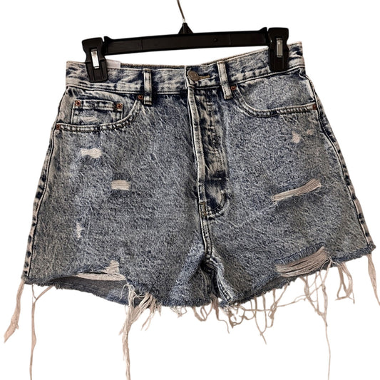 Pacsun Ultra High Rise Distressed Denim Shorts Size 26