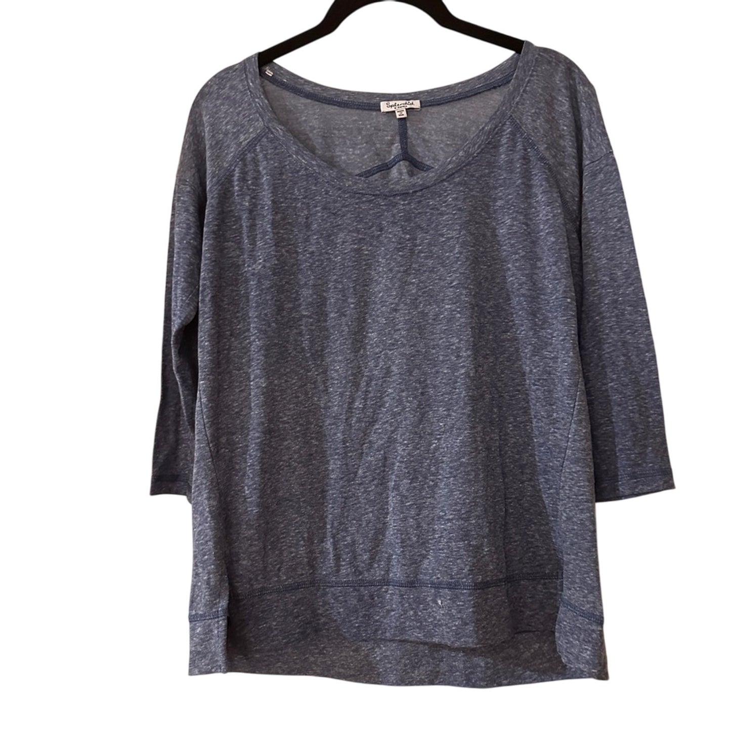 Splendid blue speckled top size XS