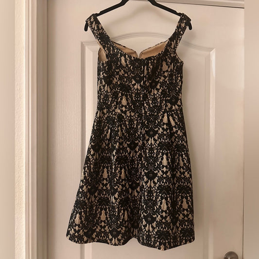 Francesca’s black lace cocktail dress size medium