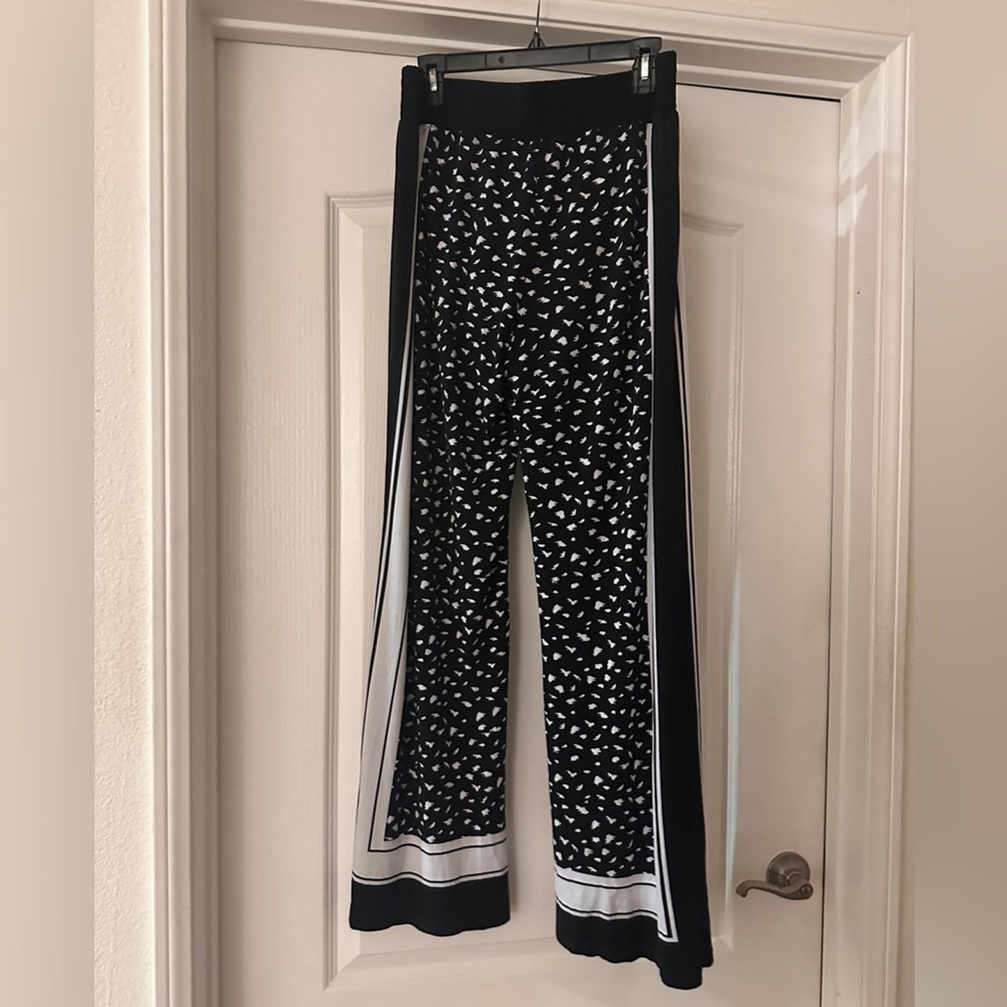 Black by Saks Fifth Ave black and white trouser pants size large