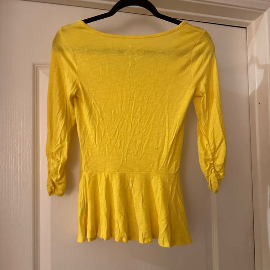 Inc. yellow blouse size XS