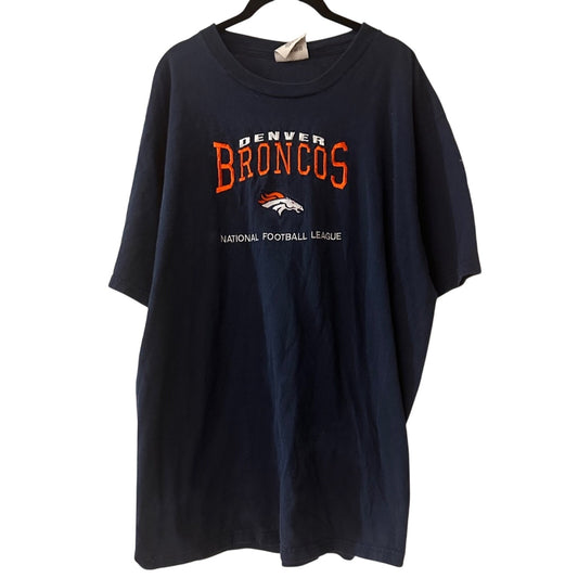 Denver broncos embroidered vintage graphic tee size XL