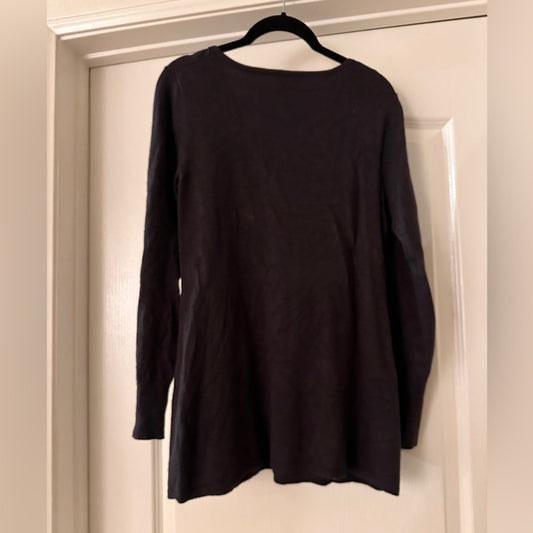 Cupio dark grey vneck sweater size medium