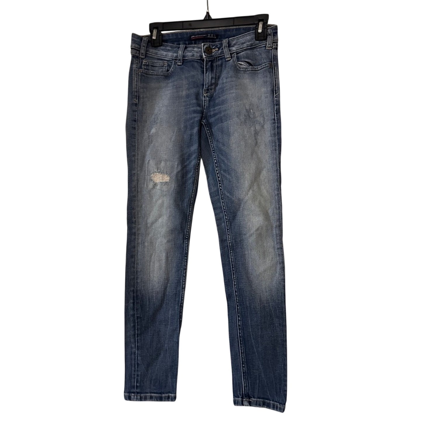 Zara lightly distressed skinny jeans size 4