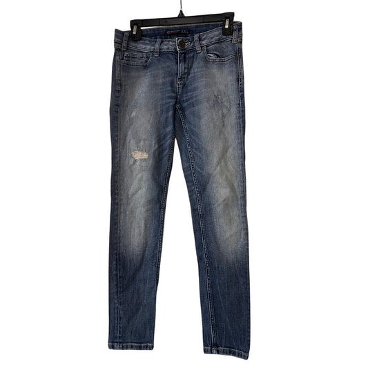 Zara lightly distressed skinny jeans size 4