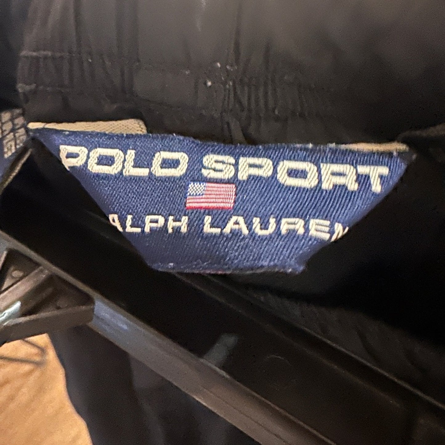 🍷Polo Ralph Lauren Sport black nylon pants size medium