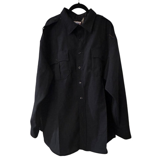 Blauer dark navy long sleeve utility shirt size 19.5