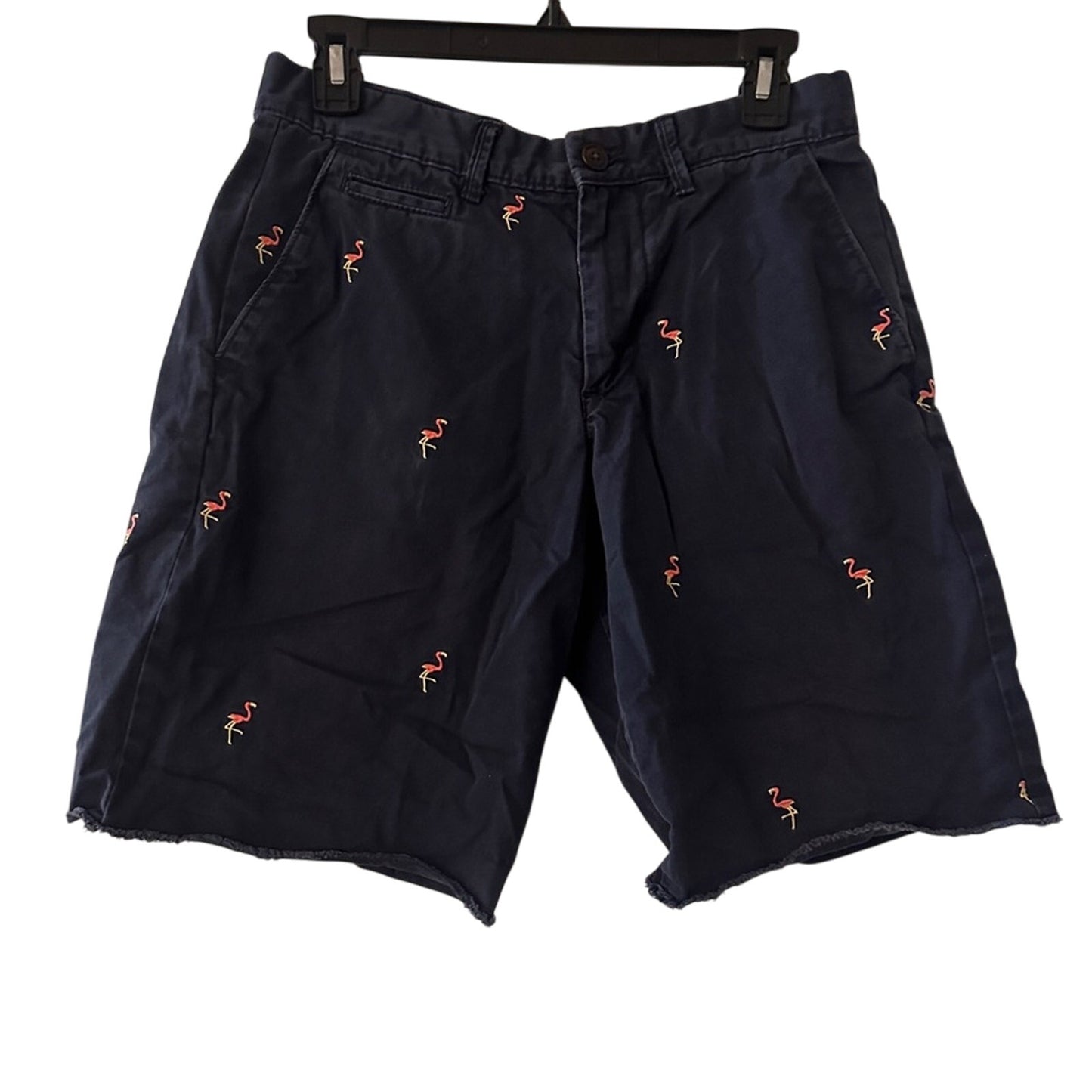 Gap for good flaming embroidered navy shorts size 28