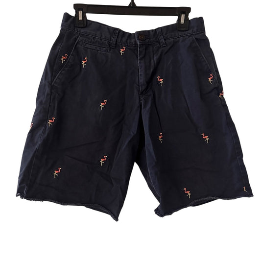 Gap for good flaming embroidered navy shorts size 28