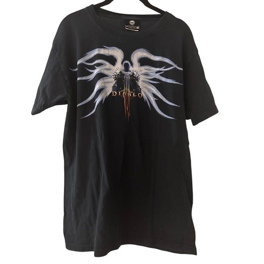 Jinx Diablo graphic cotton see shirt size medium