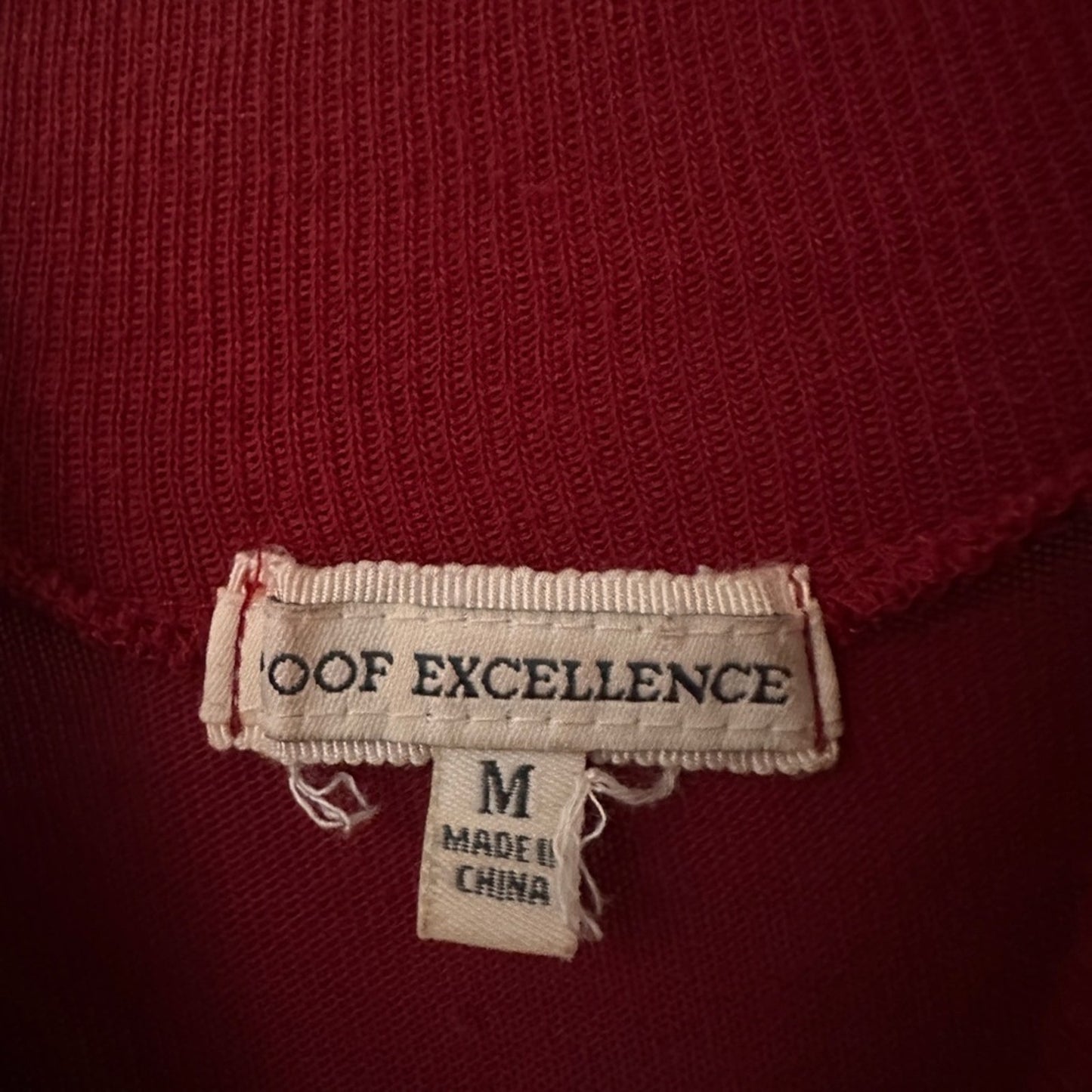 Poof Excellence red sweater dress size medium