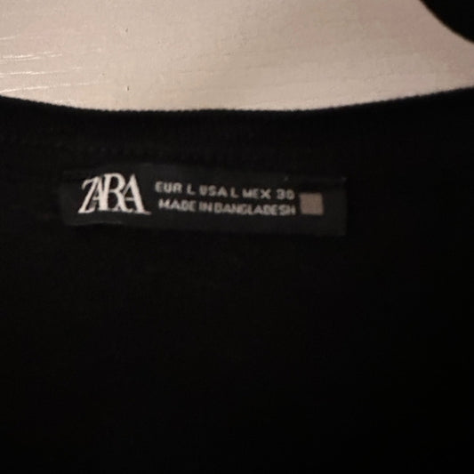 Zara basic oversized crew neck tee size large