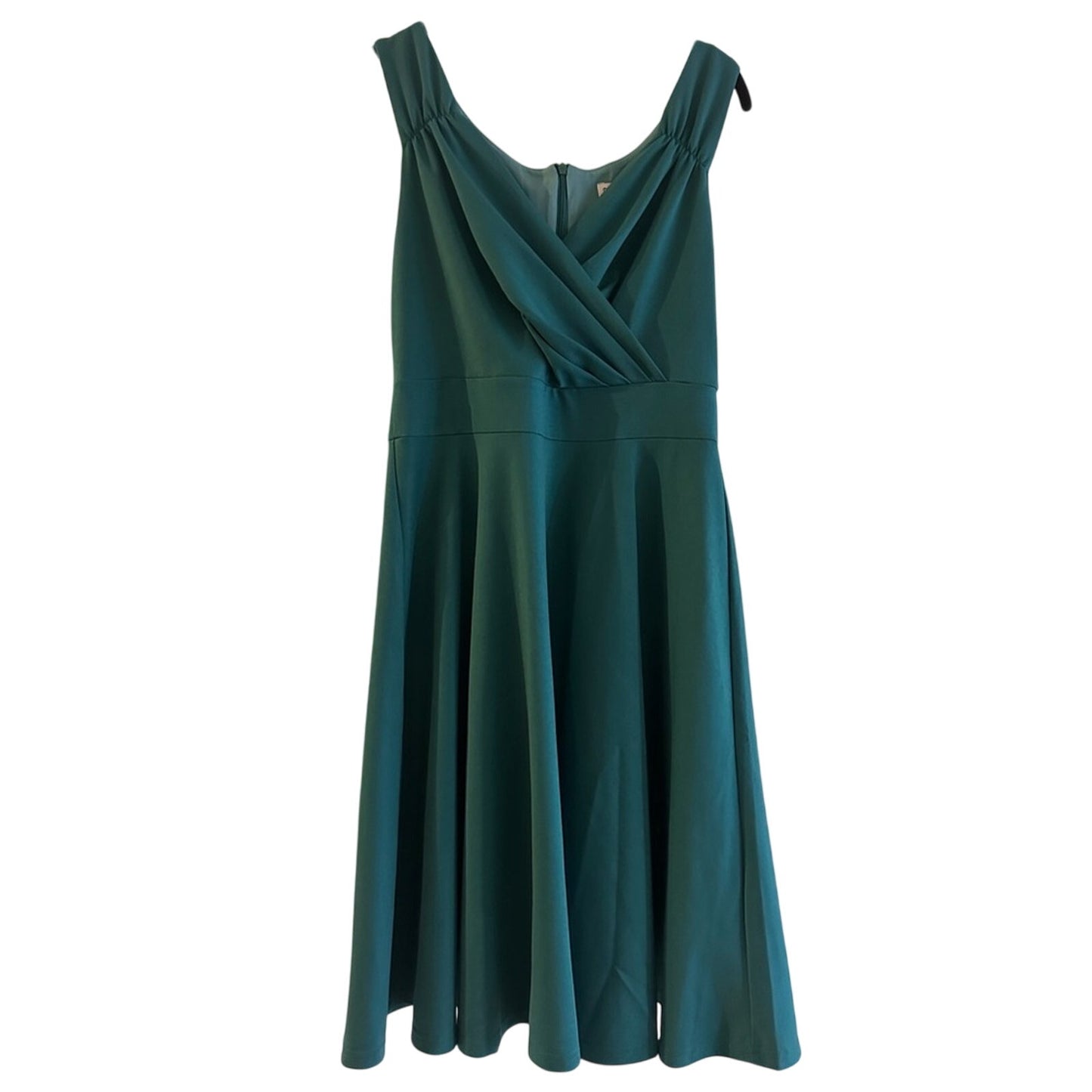 Grace Karin turquoise aline midi dress size medium