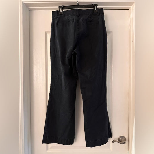 Draper James black khaki material pants size 14