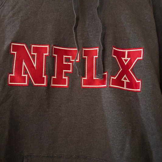 Netflix grey sweater size medium
