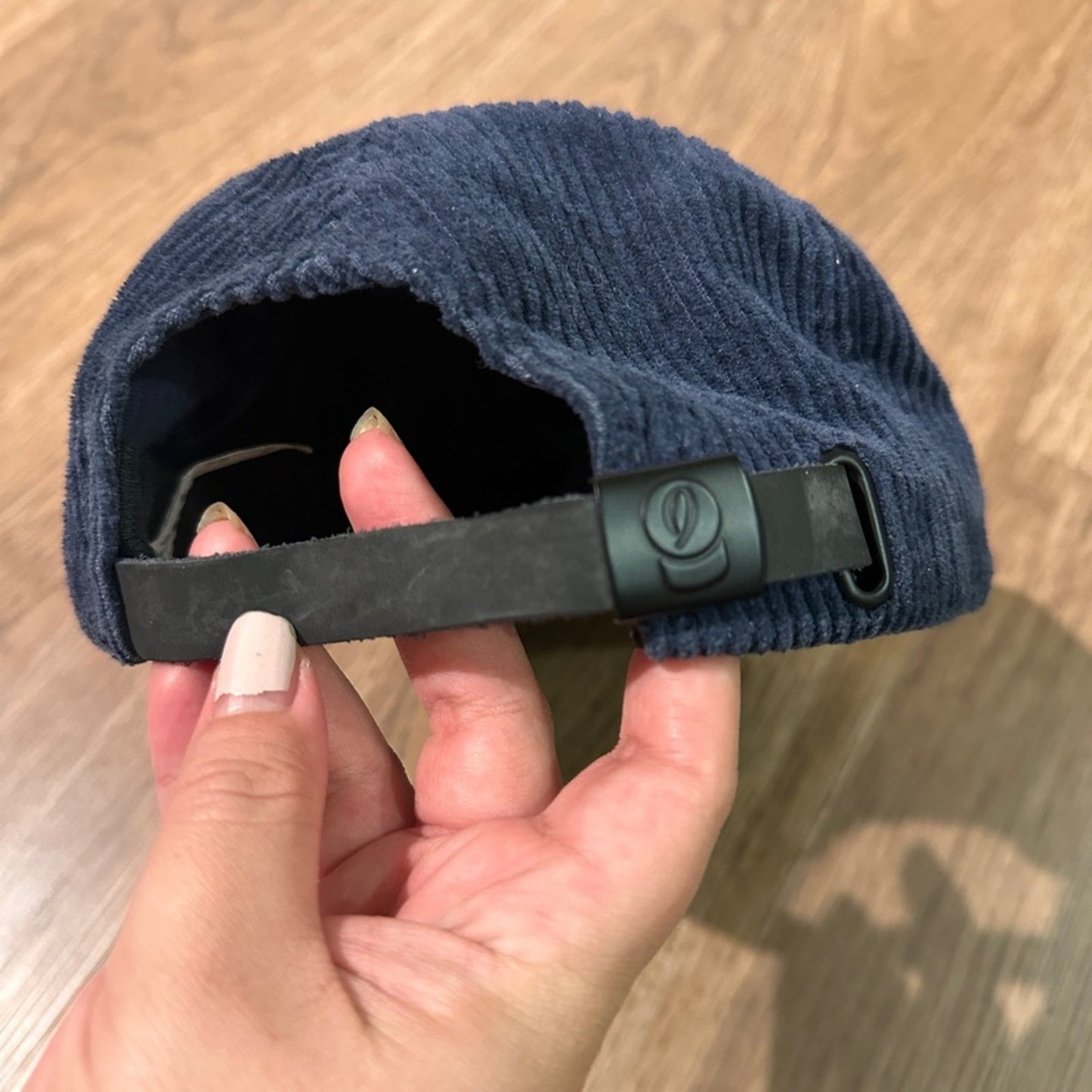 Lake Tahoe suckem up blue corduroy cap