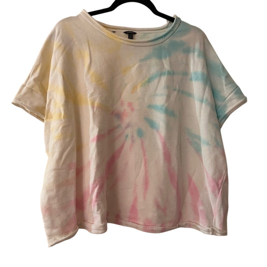 🍷Buffalo Davin Bitton white and multicolored french terry top size XL