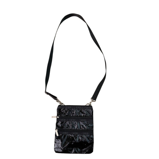 LeSportsac Black Crossbody Bag with Adjustable Strap