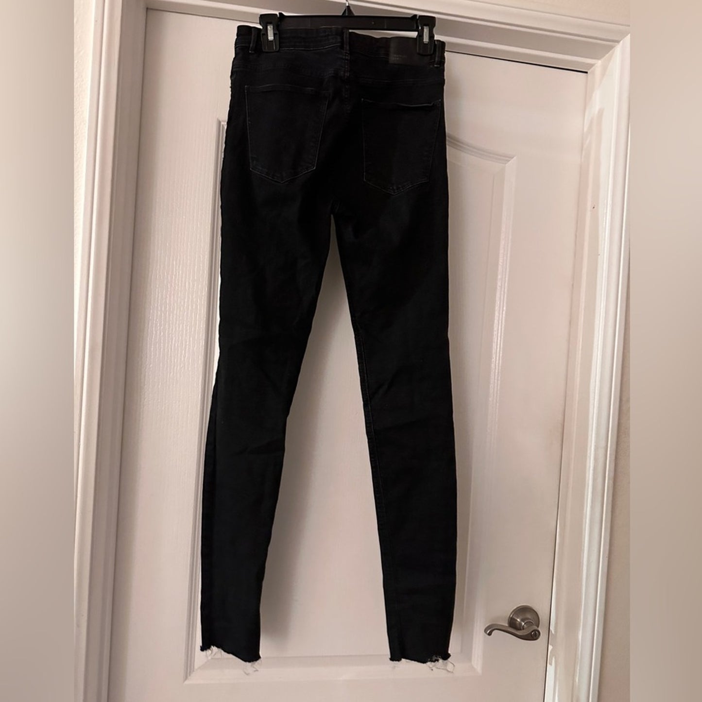 Zara black skinny jeans size 8